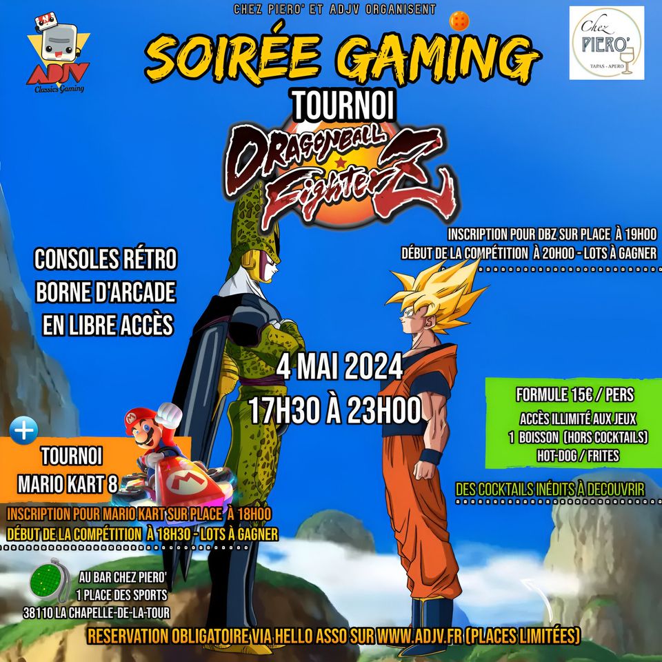 Tournoi Gaming chez Piero